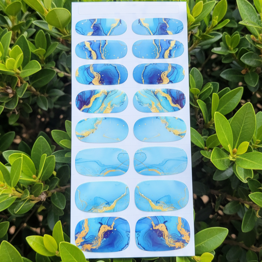 FleurPress Blue and Gold