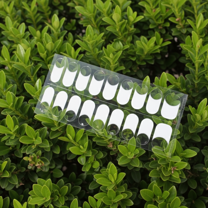 FleurPress White and  Crystal