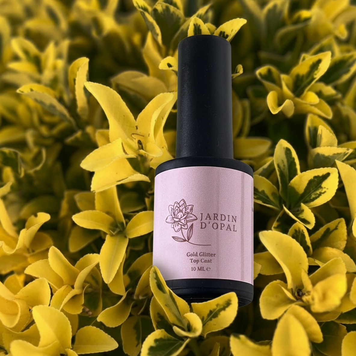 Gold Glitter Top Coat