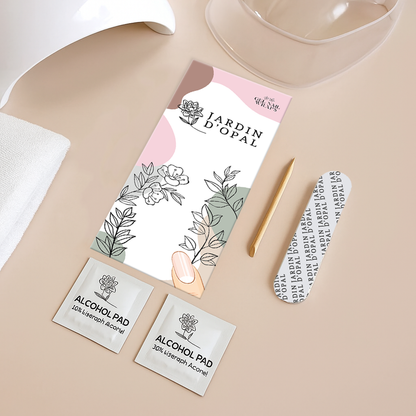 FleurPress White and  Crystal