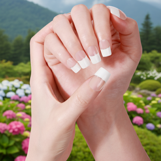 FleurPress White and  Crystal