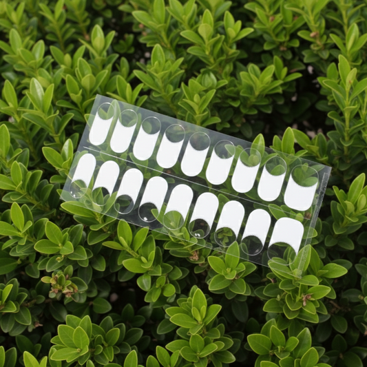 FleurPress White and  Crystal