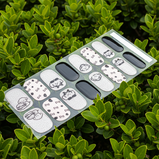 FleurPress Nude and Black Dog