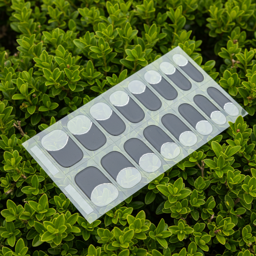 FleurPress Black and Crystal