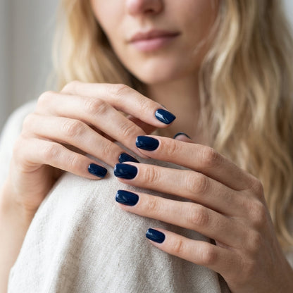 Opal Azul Profundo Nail Stickers