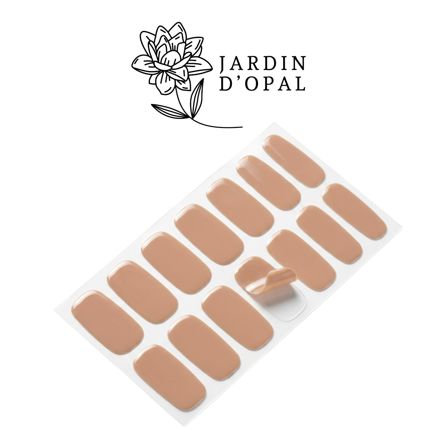 Opal Beige Nail Stickers