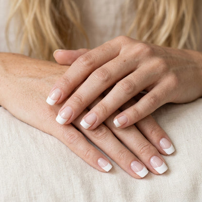 Opal Blanco Cristal Nail Stickers