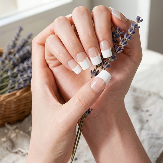 Opal Blanco Cristal Nail Wraps