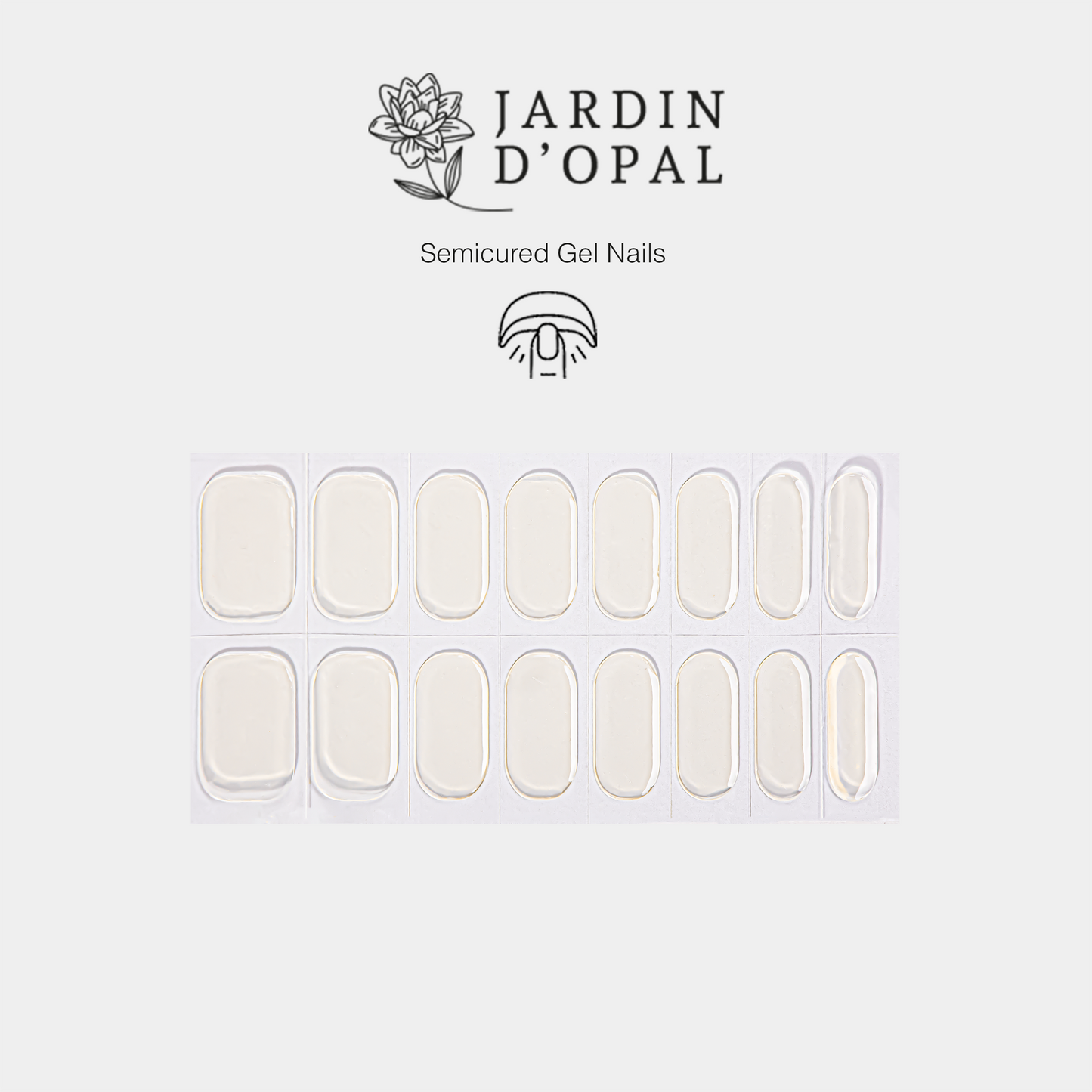 Opal Cristal Nail Stickers