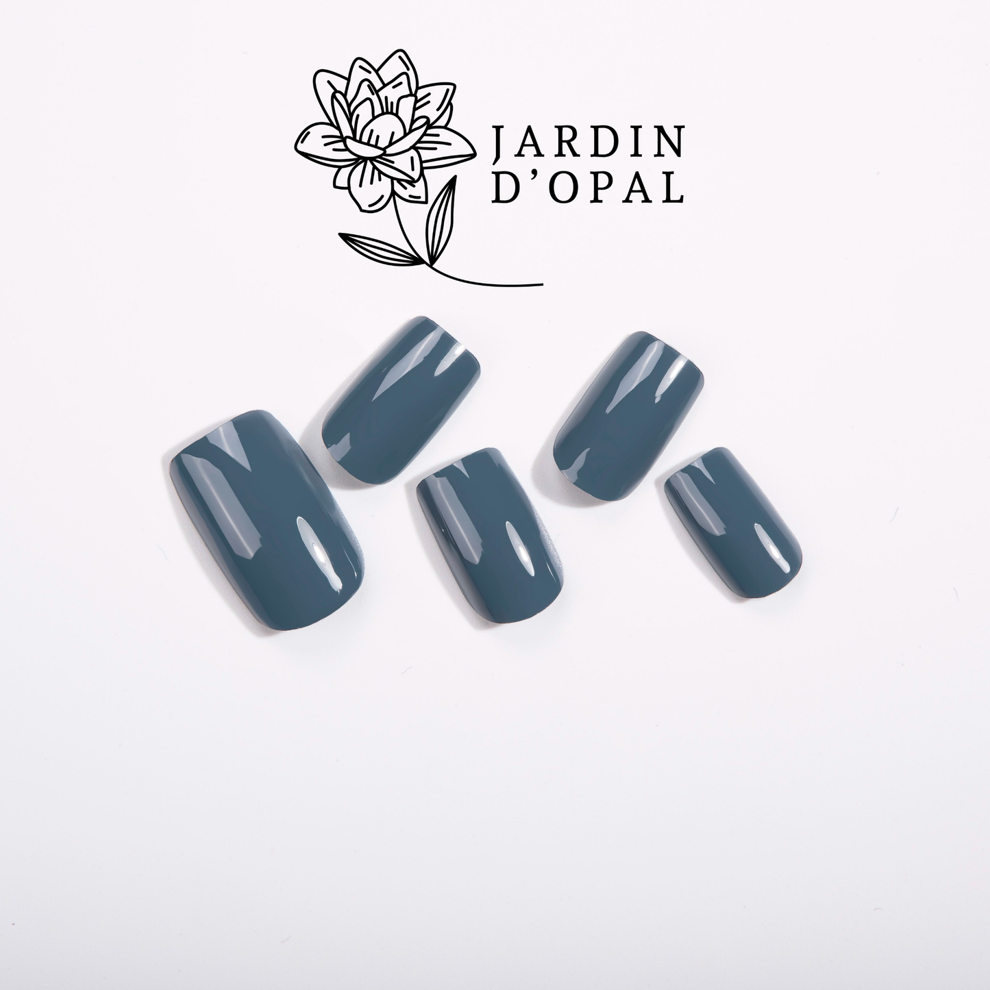 Opal Grafito Nail Wraps