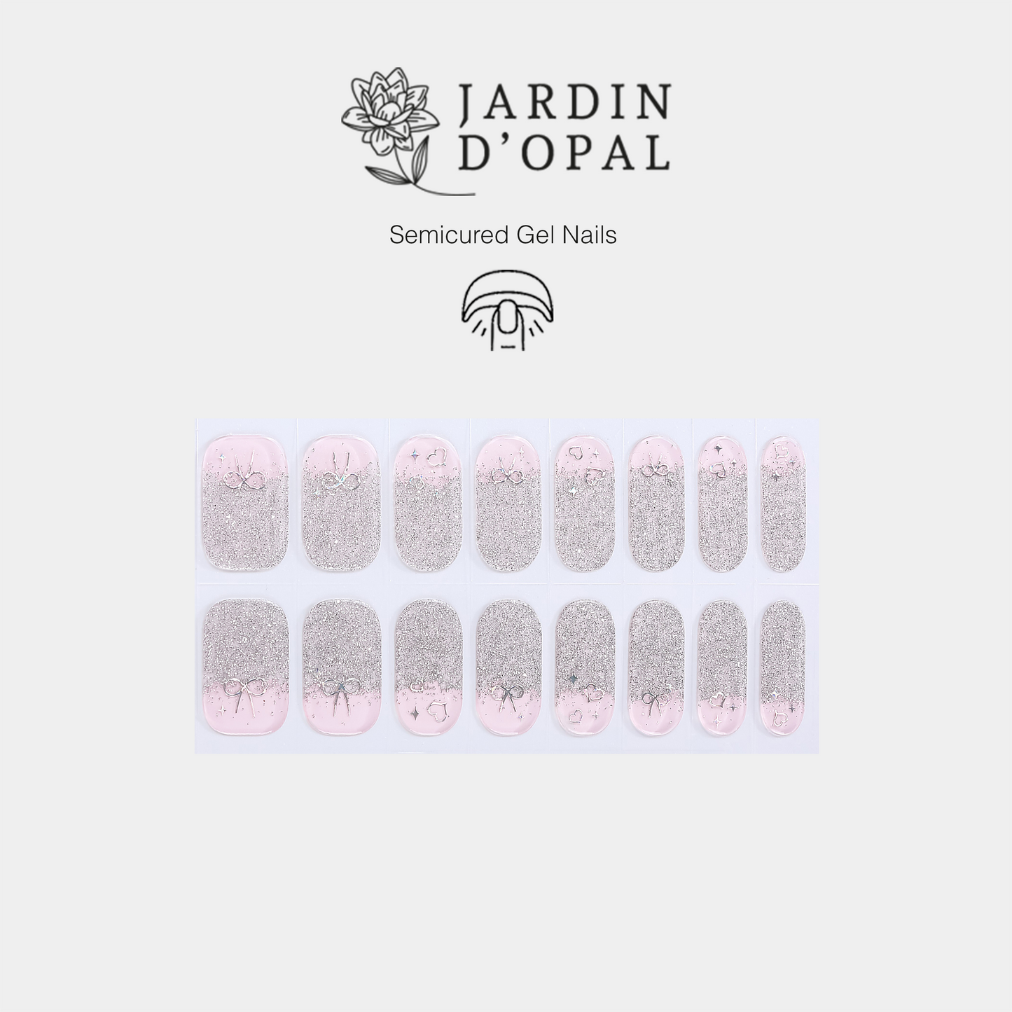 Opal Gris Nail Wraps