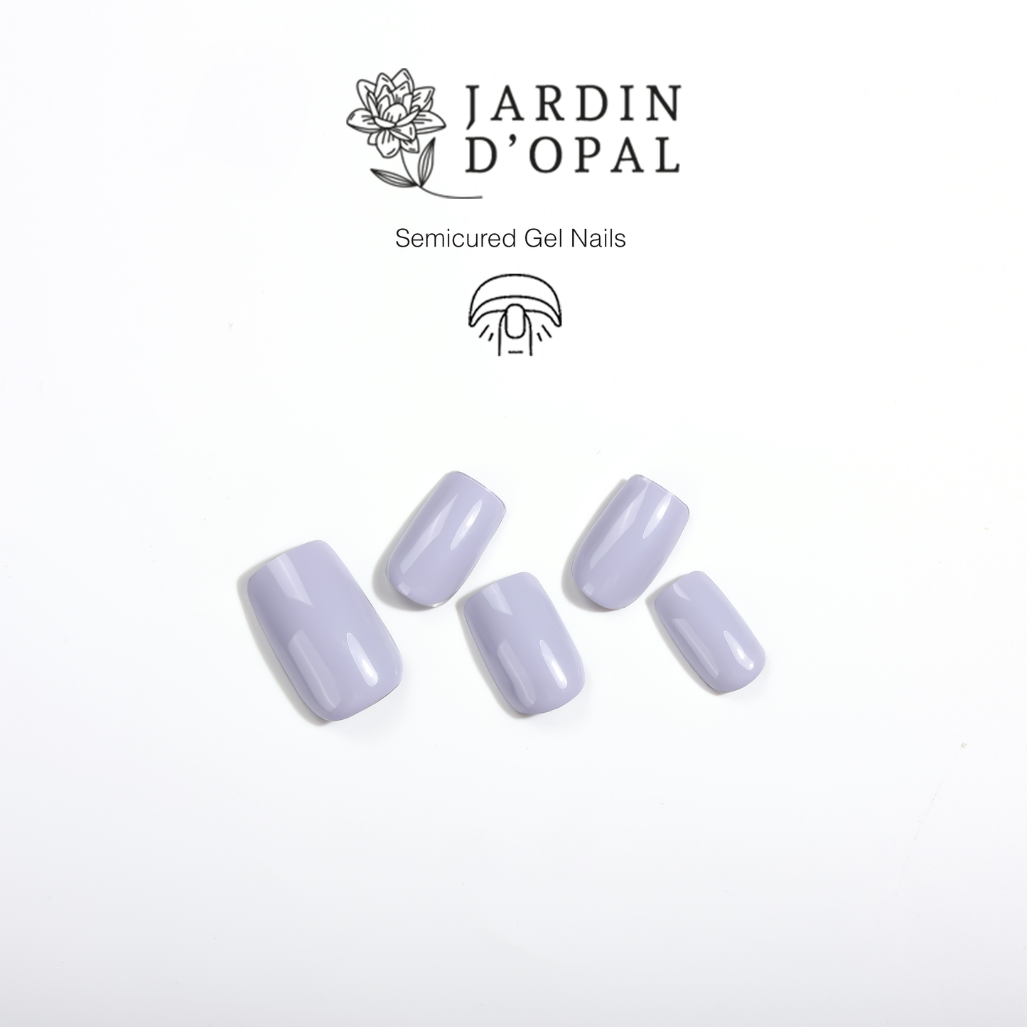 Opal Lavanda Claro Nail Wraps