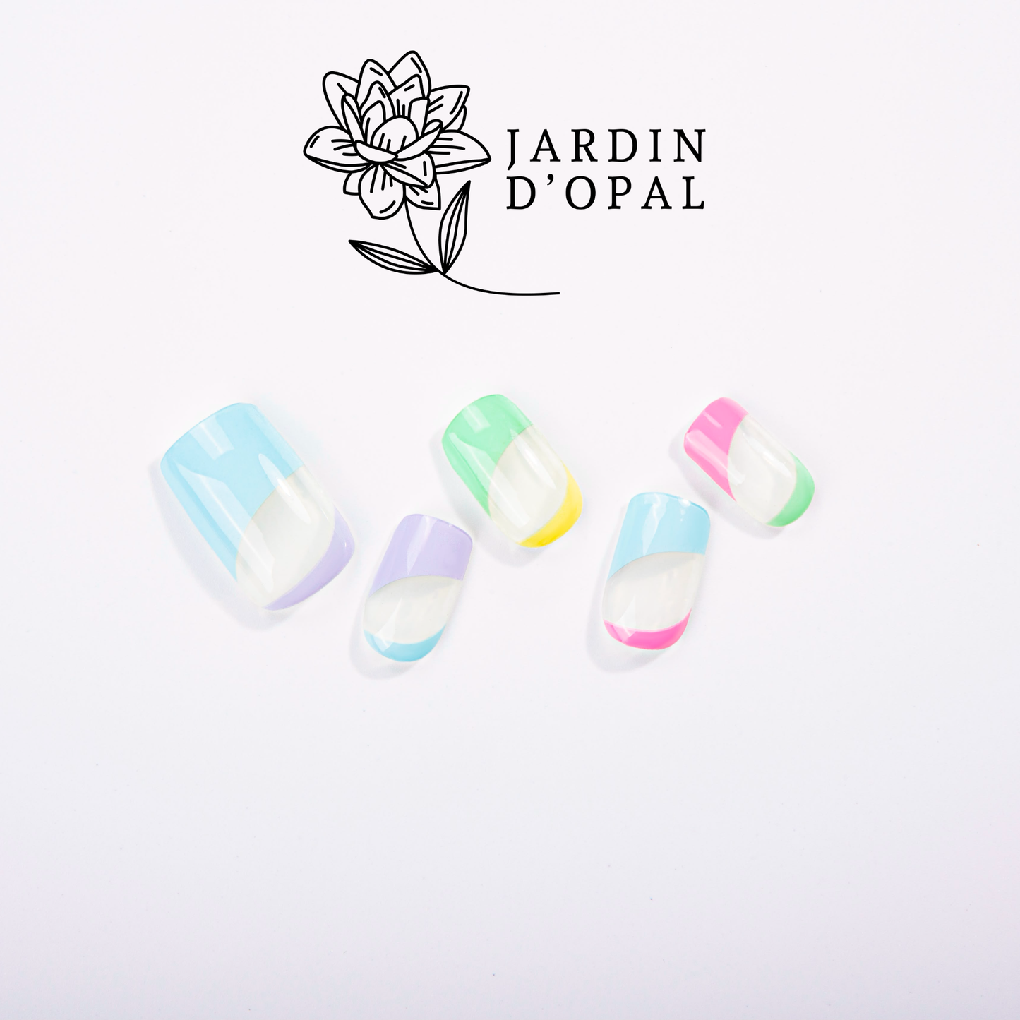 Opal Macarons Nail Stickers