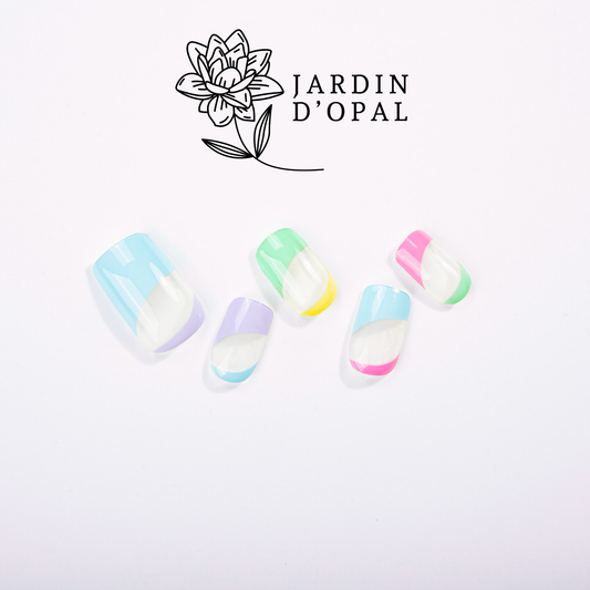 Opal Macarons Nail Stickers