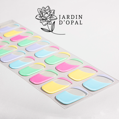 Opal Macarons Nail Stickers