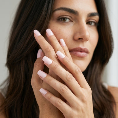 Opal Milky Nude Nail Stickers