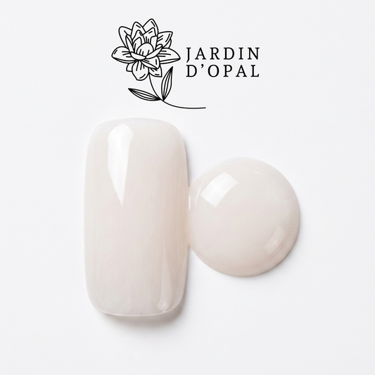 Opal Milky White Nail Stickers