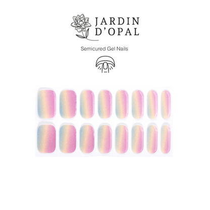Opal Morado Brillante Nail Stickers