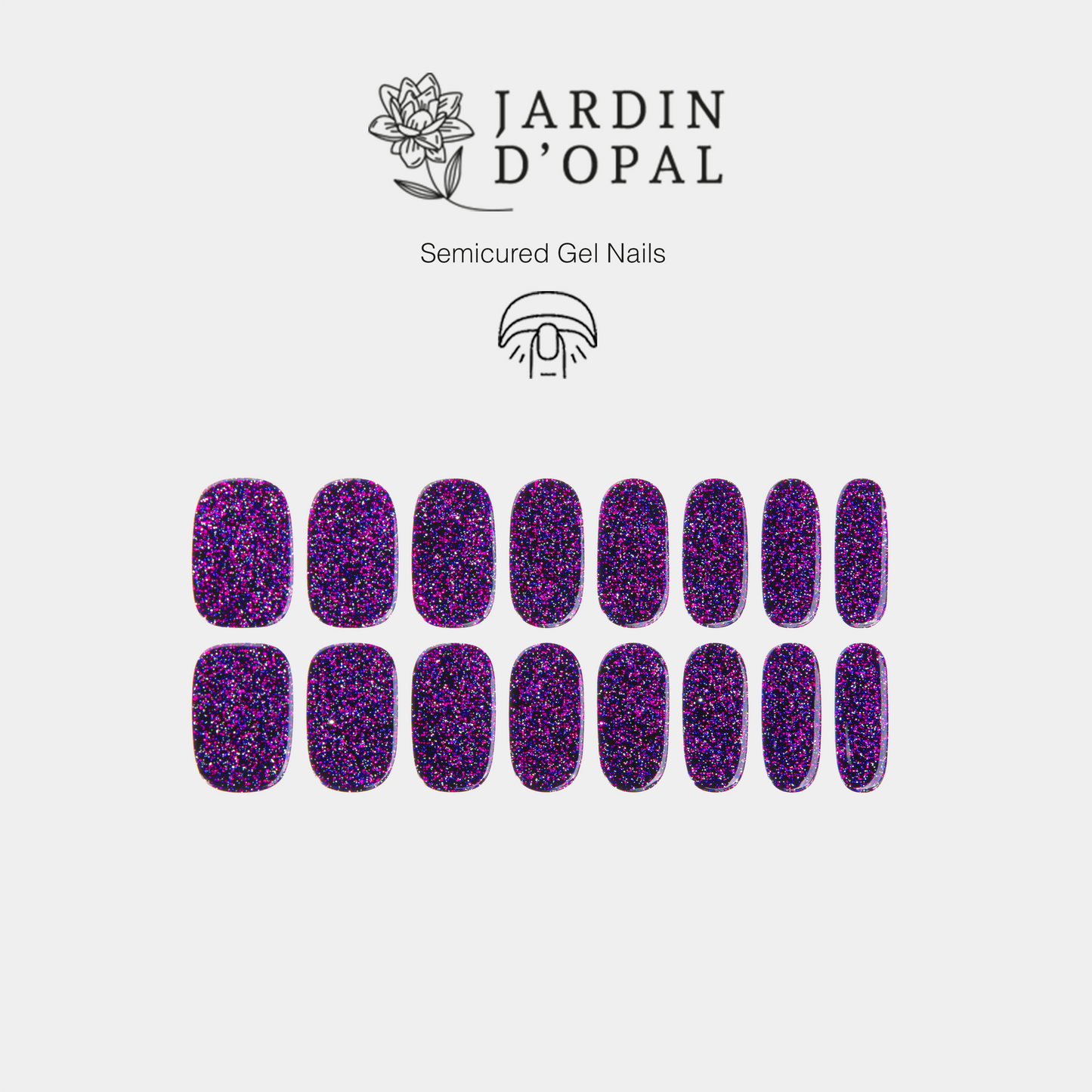 Opal Morado Nail Wraps