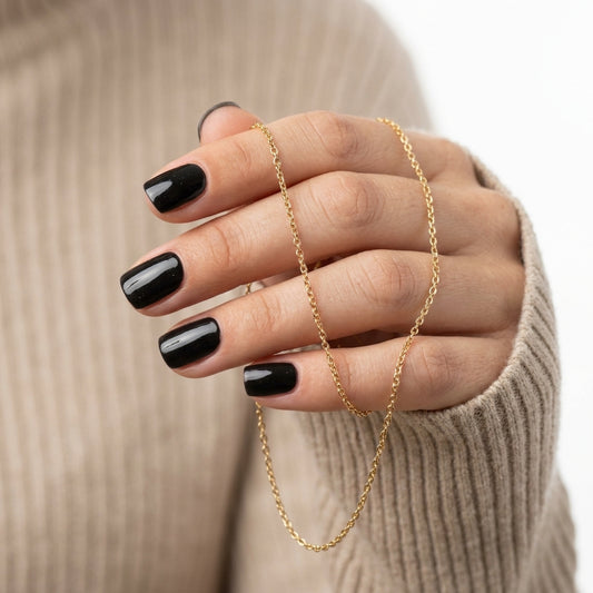 Opal Negro Nail Stickers