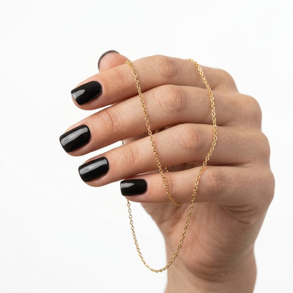 Opal Negro Nail Stickers