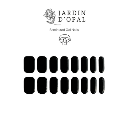 Opal Negro Nail Stickers