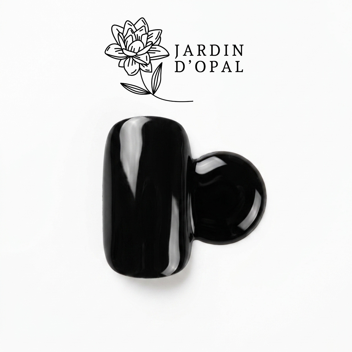 Opal Negro Nail Stickers