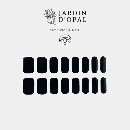 Opal Negro Nail Wraps