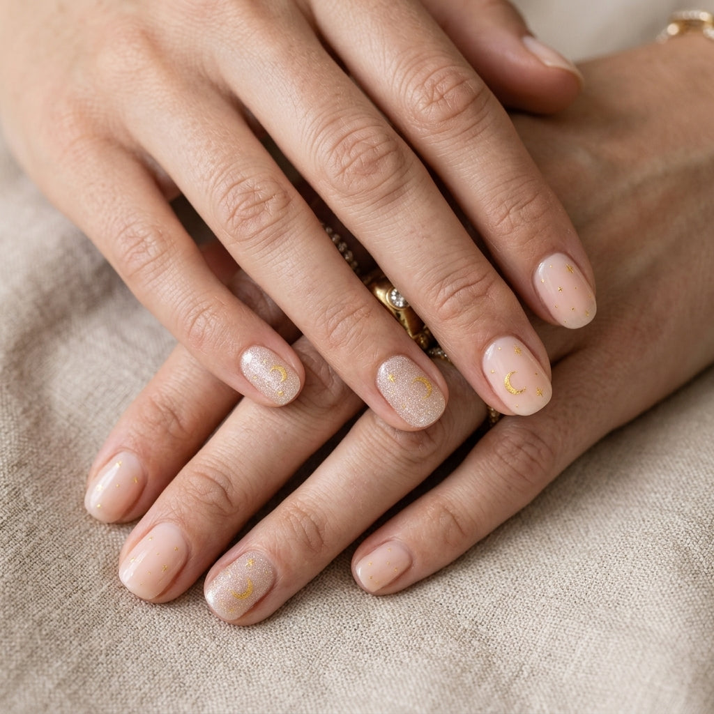 Opal Nude Brillante Nail Wraps