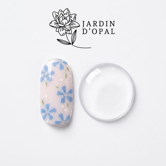 Opal Nude y Azul Nail Wraps