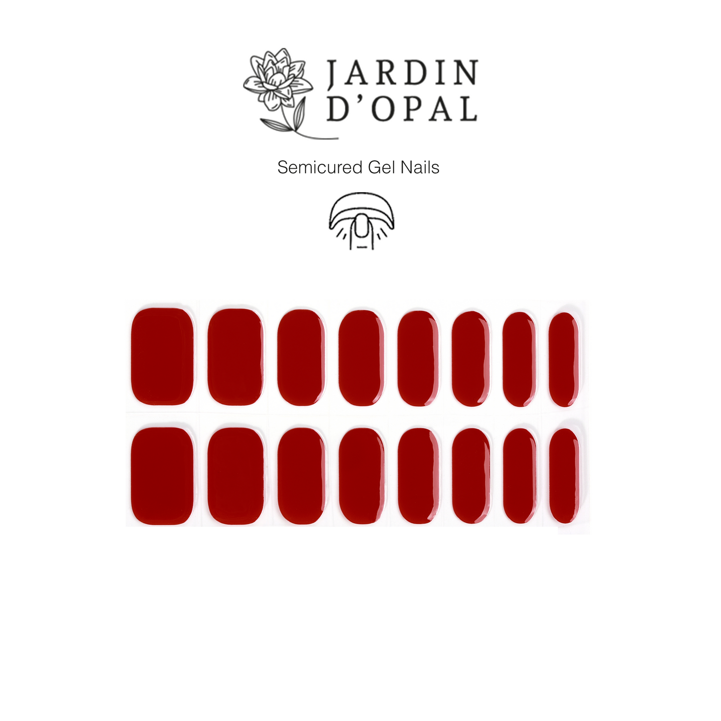 Opal Rojo Nail Stickers