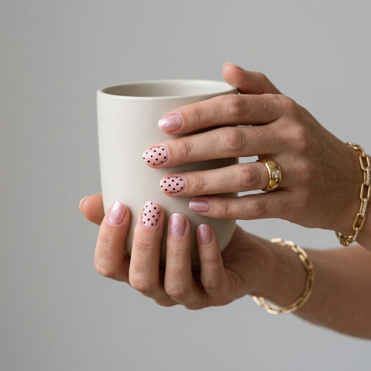 Opal Rosa Brillante Nail Wraps