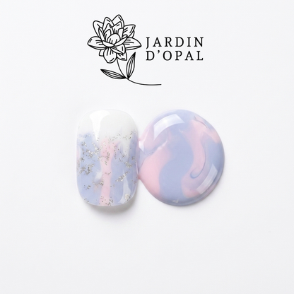 Opal Rosa y Morado Nail Stickers
