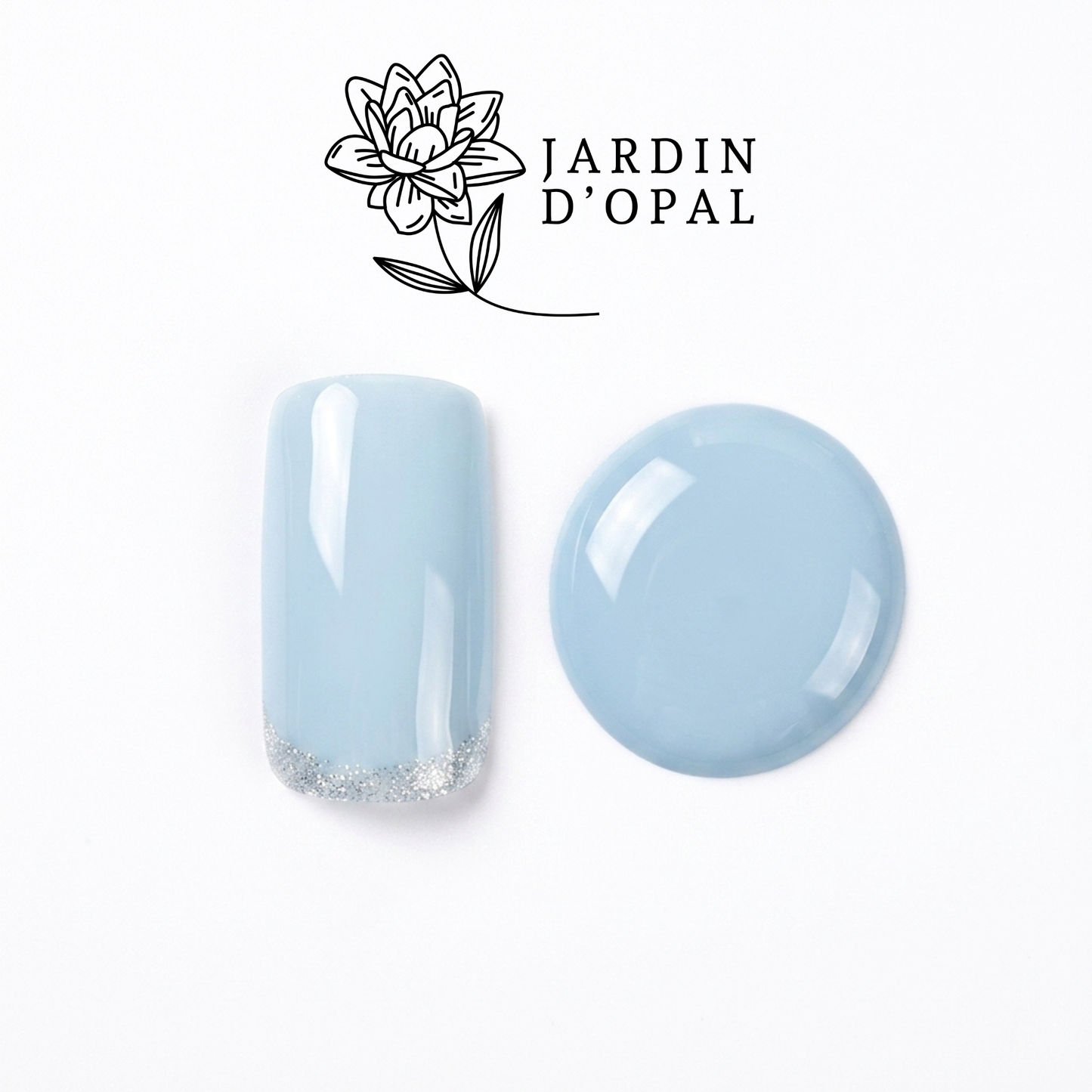 Opal Sparkle Nail Stickers