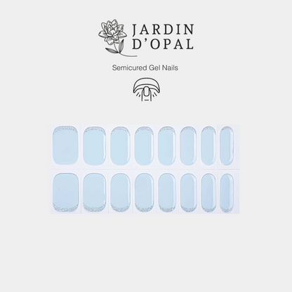 Opal Sparkle Nail Stickers