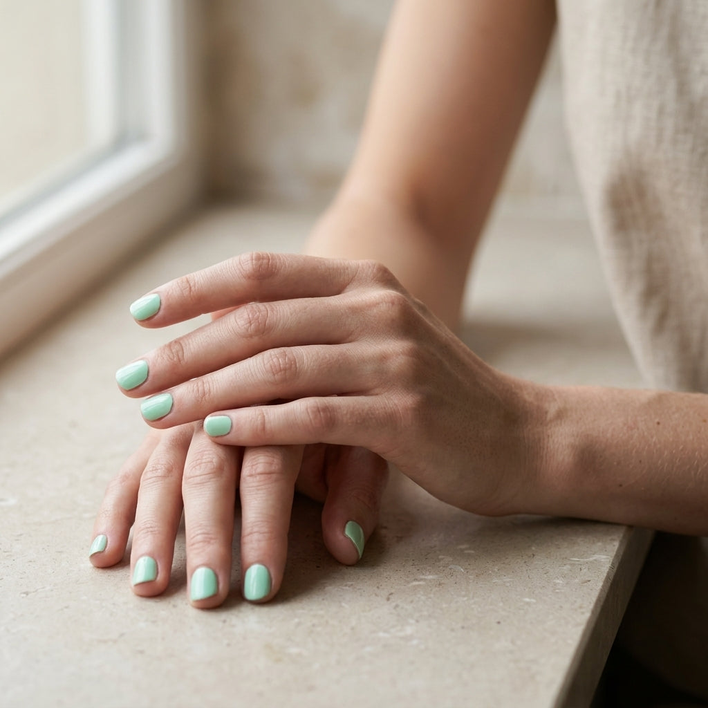 Opal Verde Natural Nail Stickers