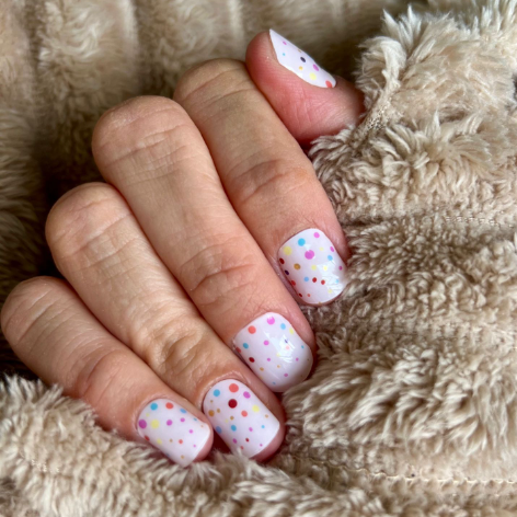 Opal Rosa Multicolor Nail Wraps