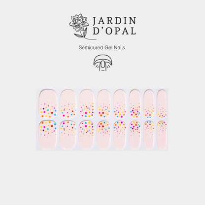 Opal Rosa Multicolor Nail Wraps